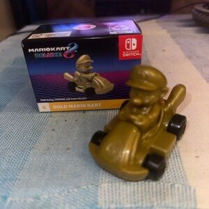 RARE Gold Mario Kart McDonald’s figure